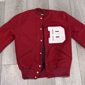 Vintage Ball State University Varsity Wool Jacket Coat Mens Small Neff USA